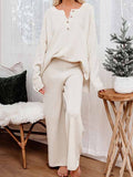 LC622317-15-S, LC622317-15-M, LC622317-15-L, LC622317-15-XL, Beige Women's 2 Piece Outfit Set