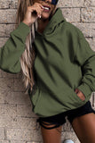 Women's Casual Hoodies Long Sleeve Solid Lightweight Loose Sweatshirt with Pocket