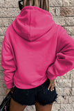 Women's Casual Hoodies Long Sleeve Solid Lightweight Loose Sweatshirt with Pocket