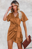 LC6113672-16-S, LC6113672-16-M, LC6113672-16-L, LC6113672-16-XL, LC6113672-16-2XL, Khaki dress