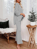 LC622317-11-S, LC622317-11-M, LC622317-11-L, LC622317-11-XL, Grey Women's 2 Piece Outfit Set