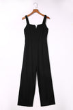 LC6411696-2-S, LC6411696-2-M, LC6411696-2-XL, LC6411696-2-L, Black Jumpsuit