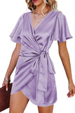 LC6113672-8-S, LC6113672-8-M, LC6113672-8-L, LC6113672-8-XL, LC6113672-8-2XL, Purple dress