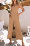 LC6411696-17-S, LC6411696-17-M, LC6411696-17-XL, LC6411696-17-L, Brown Jumpsuit