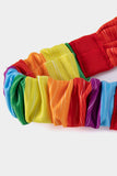 BH042004-1022, Multicolor Rainbow Sport Yoga Wide Headband Hair Accessories Pride Accessories Decor