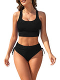 LC433872-2-S, LC433872-2-M, LC433872-2-L, LC433872-2-XL, Black bikini