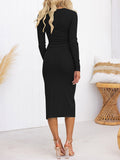 LC6115817-2-S, LC6115817-2-M, LC6115817-2-L, LC6115817-2-XL, Black dress