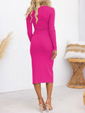 LC6115817-6-S, LC6115817-6-M, LC6115817-6-L, LC6115817-6-XL, Rose dress