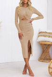 LC6115817-18-S, LC6115817-18-M, LC6115817-18-L, LC6115817-18-XL, Apricot dress