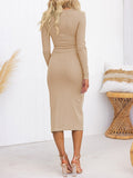 LC6115817-18-S, LC6115817-18-M, LC6115817-18-L, LC6115817-18-XL, Apricot dress