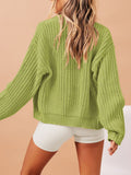 LC271971-309-S, LC271971-309-M, LC271971-309-L, LC271971-309-XL, Light Green cardigan