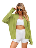 LC271971-309-S, LC271971-309-M, LC271971-309-L, LC271971-309-XL, Light Green cardigan