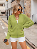 LC271971-309-S, LC271971-309-M, LC271971-309-L, LC271971-309-XL, Light Green cardigan