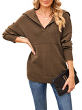 LC2723128-17-S, LC2723128-17-M, LC2723128-17-L, LC2723128-17-XL, Brown sweater