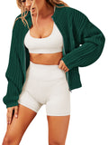 LC271971-409-S, LC271971-409-M, LC271971-409-L, LC271971-409-XL, Dark Green cardigan