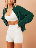 LC271971-409-S, LC271971-409-M, LC271971-409-L, LC271971-409-XL, Dark Green cardigan