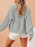 LC271971-1011-S, LC271971-1011-M, LC271971-1011-L, LC271971-1011-XL, Light Grey cardigan