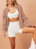 LC271971-2010-S, LC271971-2010-M, LC271971-2010-L, LC271971-2010-XL, Salmon Pink cardigan