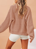 LC271971-2010-S, LC271971-2010-M, LC271971-2010-L, LC271971-2010-XL, Salmon Pink cardigan