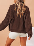 LC271971-3017-S, LC271971-3017-M, LC271971-3017-L, LC271971-3017-XL, Chocolate cardigan