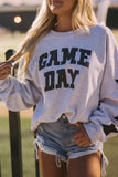 Game Day Graphic Rugby Football Season Sweatshirt