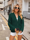 LC271971-409-S, LC271971-409-M, LC271971-409-L, LC271971-409-XL, Dark Green cardigan