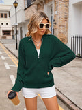 LC271971-409-S, LC271971-409-M, LC271971-409-L, LC271971-409-XL, Dark Green cardigan