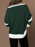 LC2723392-209-S, LC2723392-209-M, LC2723392-209-L, LC2723392-209-XL, Blackish Green sweater