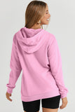 Women's Casual Hoodies Long Sleeve Solid Lightweight Loose Sweatshirt with Pocket