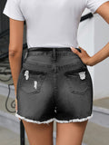 LC7831480-2-S, LC7831480-2-M, LC7831480-2-L, LC7831480-2-XL, LC7831480-2-2XL, Black jean short