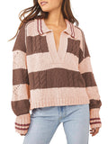 LC2723392-8017-S, LC2723392-8017-M, LC2723392-8017-L, LC2723392-8017-XL, Wood Brown sweater