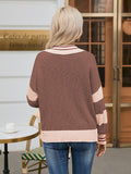 LC2723392-8017-S, LC2723392-8017-M, LC2723392-8017-L, LC2723392-8017-XL, Wood Brown sweater