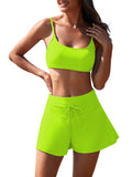 LC434019-3609-S, LC434019-3609-M, LC434019-3609-L, LC434019-3609-XL, Fluorescent Green bikini