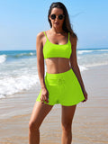 LC434019-3609-S, LC434019-3609-M, LC434019-3609-L, LC434019-3609-XL, Fluorescent Green bikini