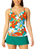 LC415962-920-S, LC415962-920-M, LC415962-920-L, LC415962-920-XL, Green tankini