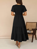 LC6119617-2-S, LC6119617-2-M, LC6119617-2-L, LC6119617-2-XL, Black dress