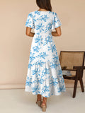 LC6119617-420-S, LC6119617-420-M, LC6119617-420-L, LC6119617-420-XL, Sky Blue dress