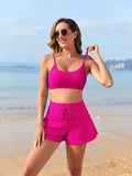 LC434019-6-S, LC434019-6-M, LC434019-6-L, LC434019-6-XL, Rose Red bikini