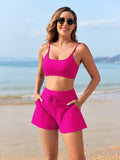 LC434019-6-S, LC434019-6-M, LC434019-6-L, LC434019-6-XL, Rose Red bikini