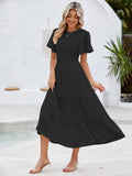 LC6119617-2-S, LC6119617-2-M, LC6119617-2-L, LC6119617-2-XL, Black dress