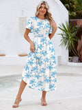 LC6119617-420-S, LC6119617-420-M, LC6119617-420-L, LC6119617-420-XL, Sky Blue dress