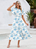 LC6119617-420-S, LC6119617-420-M, LC6119617-420-L, LC6119617-420-XL, Sky Blue dress