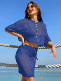 LC422135-1505-S, LC422135-1505-M, LC422135-1505-L, LC422135-1505-XL, Santorini Blue cover up