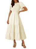 LC6119617-4015-S, LC6119617-4015-M, LC6119617-4015-L, LC6119617-4015-XL, Ivory dress