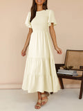 LC6119617-4015-S, LC6119617-4015-M, LC6119617-4015-L, LC6119617-4015-XL, Ivory dress