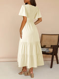 LC6119617-4015-S, LC6119617-4015-M, LC6119617-4015-L, LC6119617-4015-XL, Ivory dress