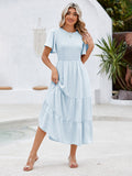 LC6119617-504-S, LC6119617-504-M, LC6119617-504-L, LC6119617-504-XL, Glacial Blue dress