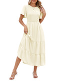 LC6119617-4015-S, LC6119617-4015-M, LC6119617-4015-L, LC6119617-4015-XL, Ivory dress