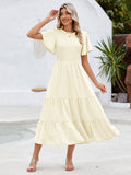 LC6119617-4015-S, LC6119617-4015-M, LC6119617-4015-L, LC6119617-4015-XL, Ivory dress