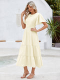 LC6119617-4015-S, LC6119617-4015-M, LC6119617-4015-L, LC6119617-4015-XL, Ivory dress